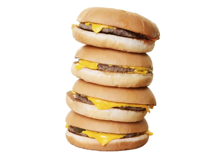 Framed Print : Burger Stack Print - Cut Out Framed Print : Burger Stack Print - Cut Out