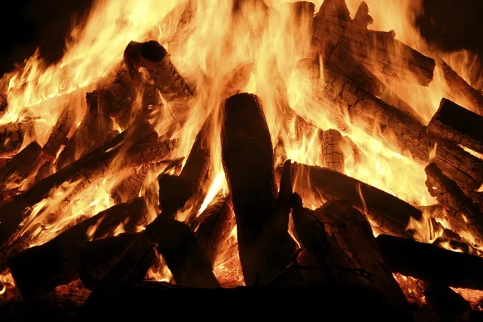 Framed Print : Burning Campfire Print Framed Print : Burning Campfire Print