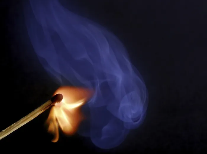 Framed Print : Burning Match Print Framed Print : Burning Match Print