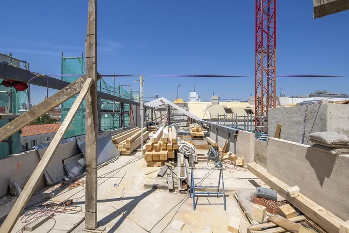 Framed Print : A Bustling Construction Site Print Framed Print : A Bustling Construction Site Print