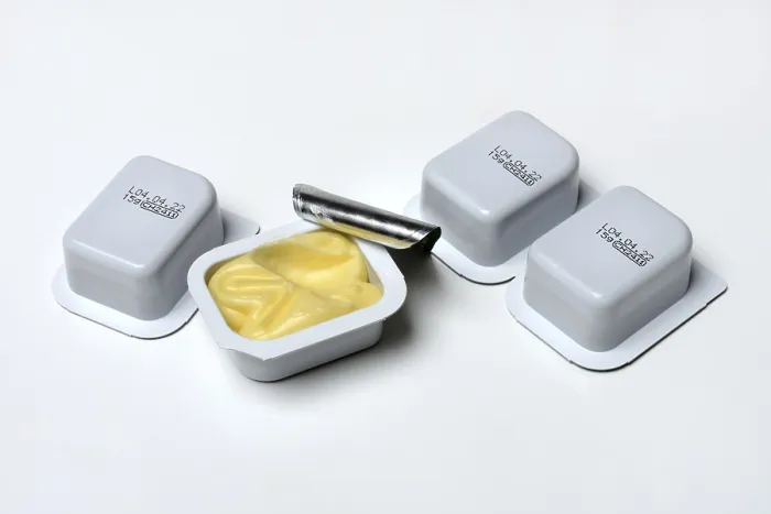 Framed Print : Portion Pack Butter Print for Breakfast Framed Print : Portion Pack Butter Print for Breakfast