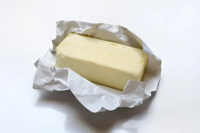 Framed Print : Butter with Opened Packaging Print Framed Print : Butter with Opened Packaging Print