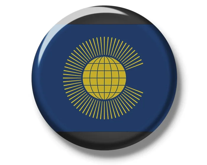 Framed Print : Button, Flag of Commonwealth Print Framed Print : Button, Flag of Commonwealth Print