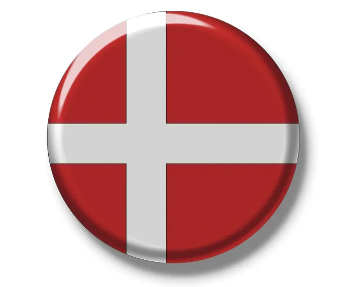 Framed Print : Denmark Flag Print Framed Print : Denmark Flag Print