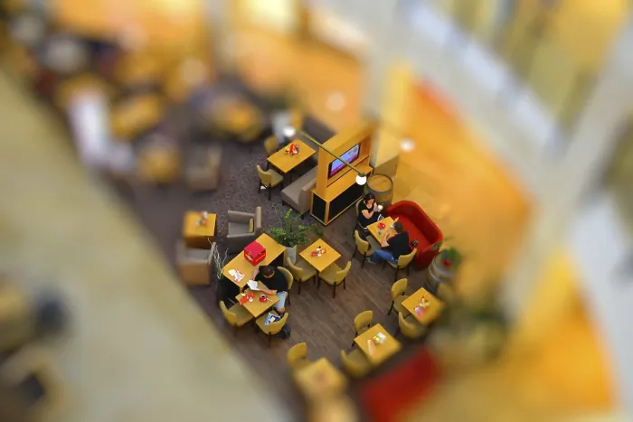 Framed Print : Cafeteria Print in Berlin Framed Print : Cafeteria Print in Berlin