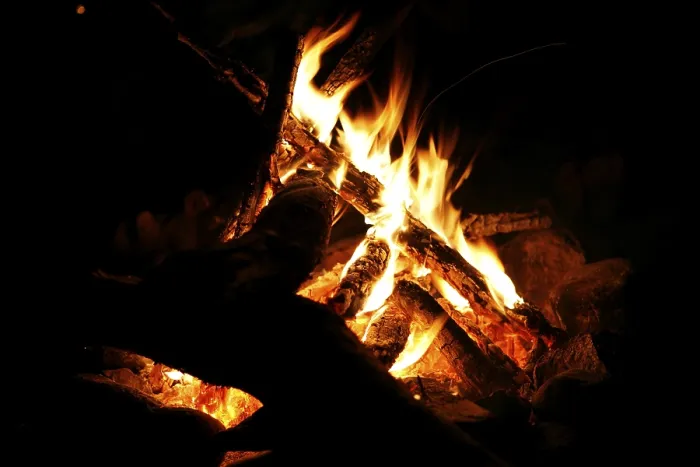 Framed Print : Campfire in the Darkness Print Framed Print : Campfire in the Darkness Print