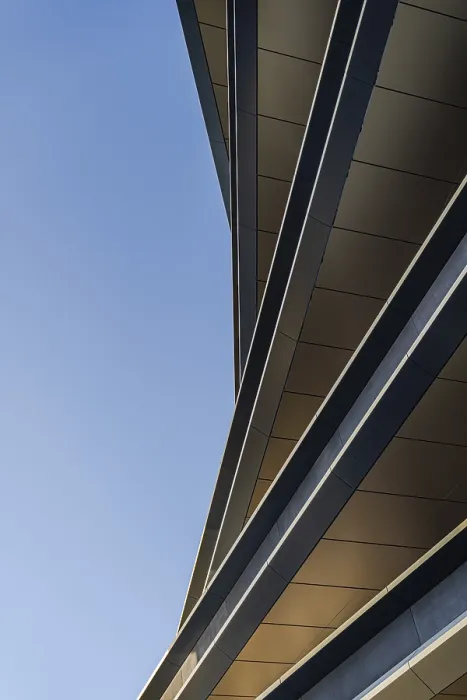 Framed Print : Modern Architecture Print: Sleek Lines and Sharp Angles Framed Print : Modern Architecture Print: Sleek Lines and Sharp Angles
