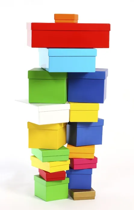 Framed Print : Cardboard Gift Boxes Print Framed Print : Cardboard Gift Boxes Print
