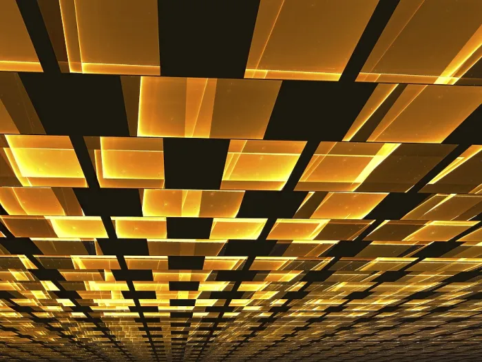 Framed Print : Golden Background Ceiling Tile Print Framed Print : Golden Background Ceiling Tile Print