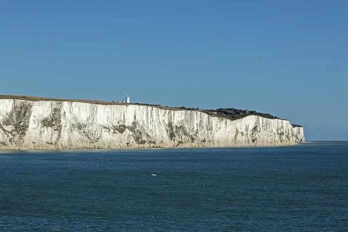 Framed Print : Chalk Cliffs Print, Dover, Kent, England Framed Print : Chalk Cliffs Print, Dover, Kent, England