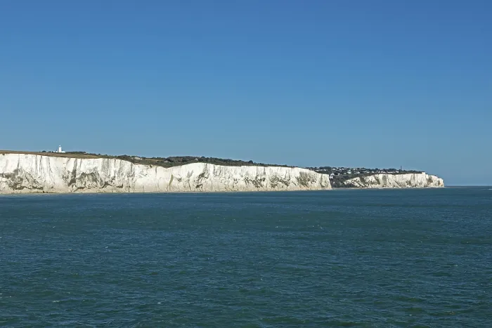 Framed Print : Chalk Cliffs Print, Dover, Kent, England Framed Print : Chalk Cliffs Print, Dover, Kent, England