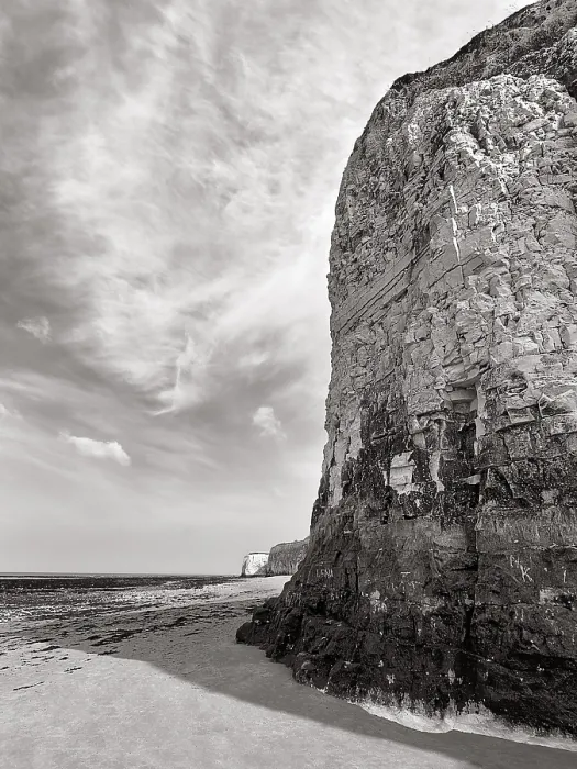 Framed Print : Chalk Cliffs at Low Tide Print, Botany Bay, Kent Framed Print : Chalk Cliffs at Low Tide Print, Botany Bay, Kent