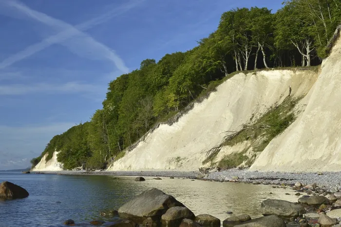 Framed Print : The Chalk Cliffs of Rugen Print, Germany Framed Print : The Chalk Cliffs of Rugen Print, Germany