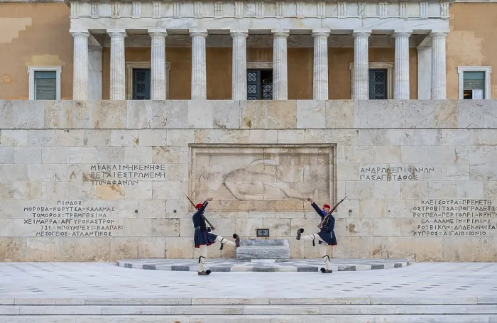 Framed Print : Changing of the Guard Print, Syntagma Square, Athens Framed Print : Changing of the Guard Print, Syntagma Square, Athens