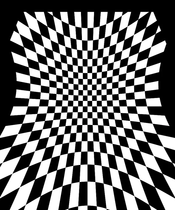 Framed Print : Checkerboard Pattern Print in Black and White Framed Print : Checkerboard Pattern Print in Black and White