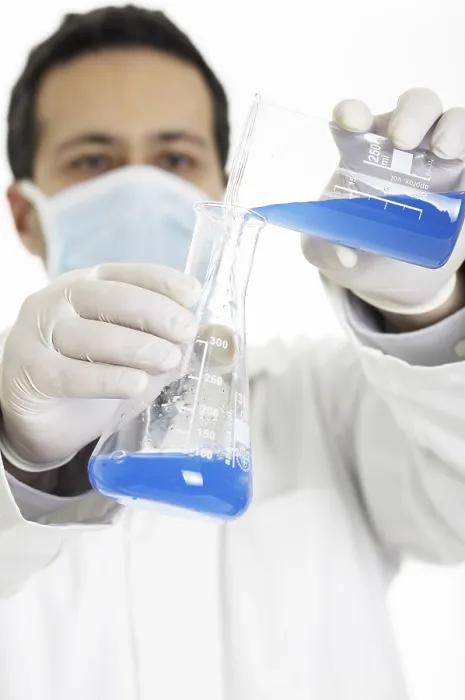 Framed Print : Chemist in a Lab Print Framed Print : Chemist in a Lab Print