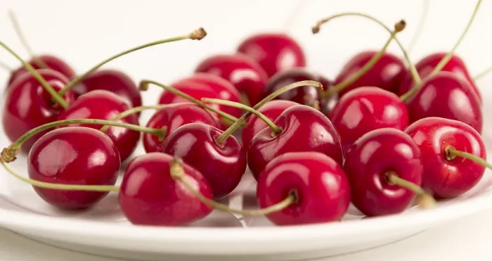 Framed Print : Cherries on a Plate Print Framed Print : Cherries on a Plate Print