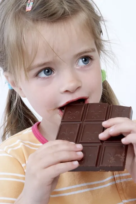 Framed Print : Child Eats Chocolate Print Framed Print : Child Eats Chocolate Print
