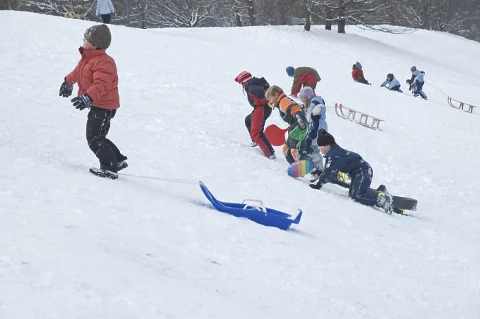 Framed Print : Three Children Pulling Sledge Up Hill Print Framed Print : Three Children Pulling Sledge Up Hill Print