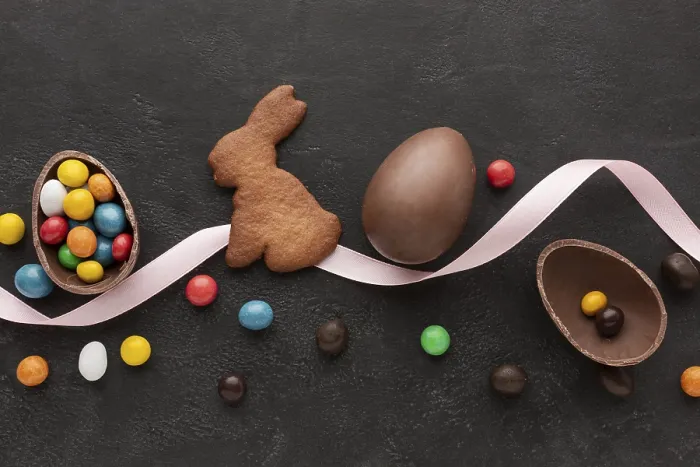 Framed Print : Chocolate Easter Bunny Cookie Print Framed Print : Chocolate Easter Bunny Cookie Print
