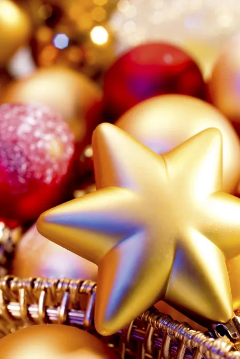 Framed Print : Christmas Decorations Print Framed Print : Christmas Decorations Print
