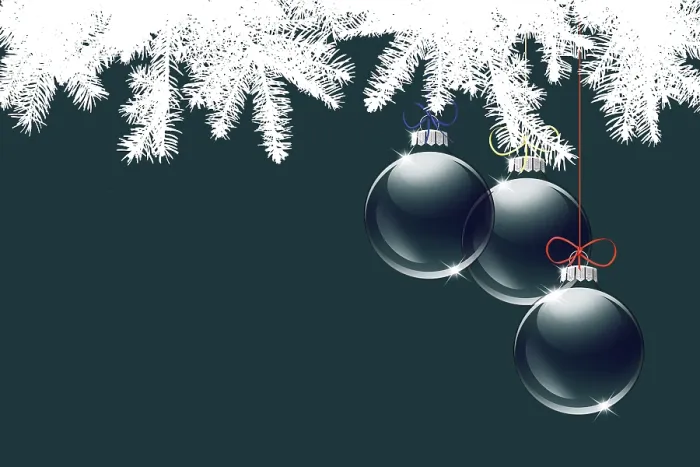 Framed Print : Christmas Tree Decorations Print