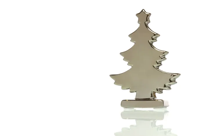 Framed Print : Chrome Christmas Tree Print Framed Print : Chrome Christmas Tree Print
