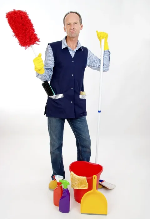 Framed Print : Cleaner Cleaner Print by imageBROKER Framed Print : Cleaner Cleaner Print by imageBROKER