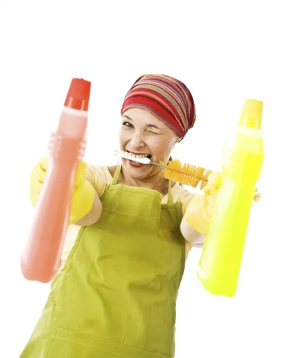 Framed Print : Cleaning Lady at Work Print Framed Print : Cleaning Lady at Work Print