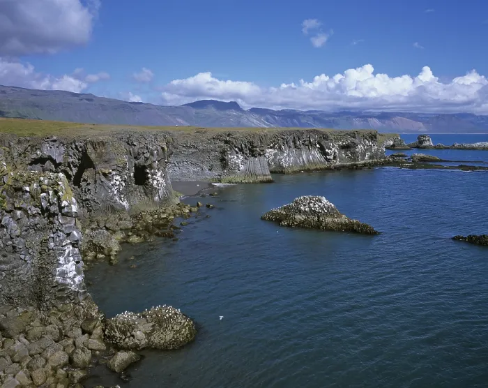 Framed Print : Basalt Cliffs Print, Arnarstapi, Iceland Framed Print : Basalt Cliffs Print, Arnarstapi, Iceland