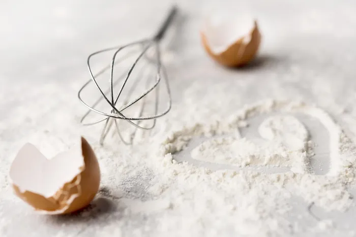 Framed Print : Close-up Baking Flour Print Framed Print : Close-up Baking Flour Print