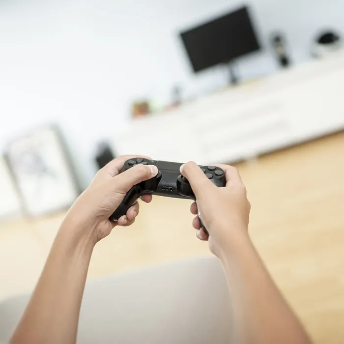 Framed Print : Close-Up Boy Holding Game Controller Print Framed Print : Close-Up Boy Holding Game Controller Print