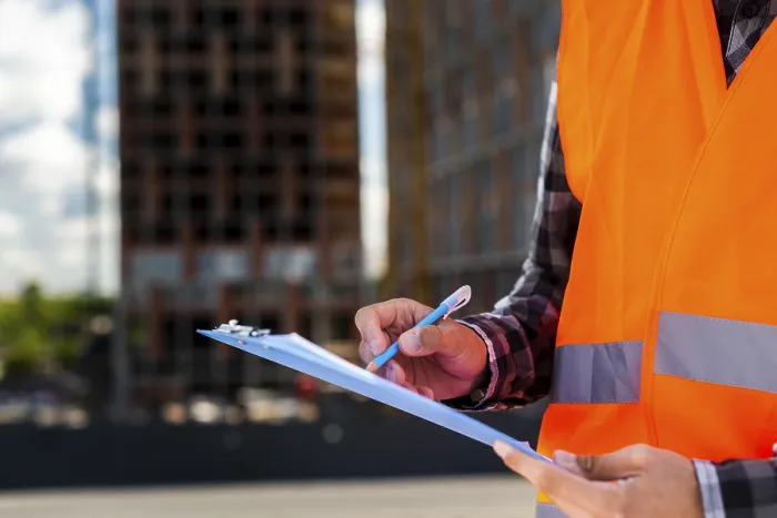 Framed Print : Close-up Construction Engineer Writing Print Framed Print : Close-up Construction Engineer Writing Print