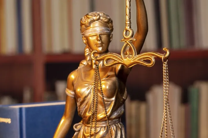 Framed Print : Close-up of a Justitia Print Framed Print : Close-up of a Justitia Print