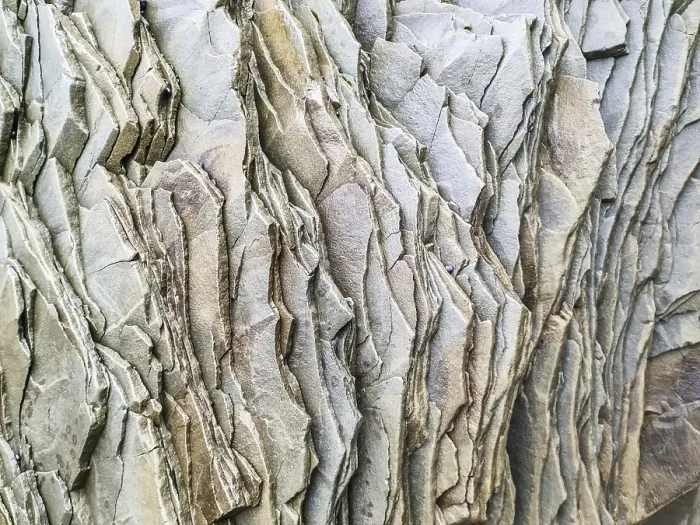 Framed Print : Close-up Basalt Rock Formation Print