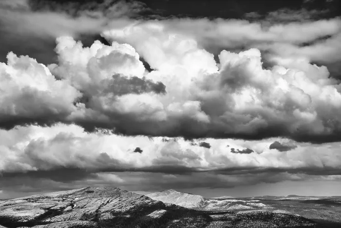 Framed Print : Cloud Atmosphere Over Mountains Print, Tylldalen, Norway Framed Print : Cloud Atmosphere Over Mountains Print, Tylldalen, Norway