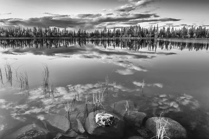 Framed Print : Cloud Reflection Print, Norrbotten, Lapland Sweden Framed Print : Cloud Reflection Print, Norrbotten, Lapland Sweden