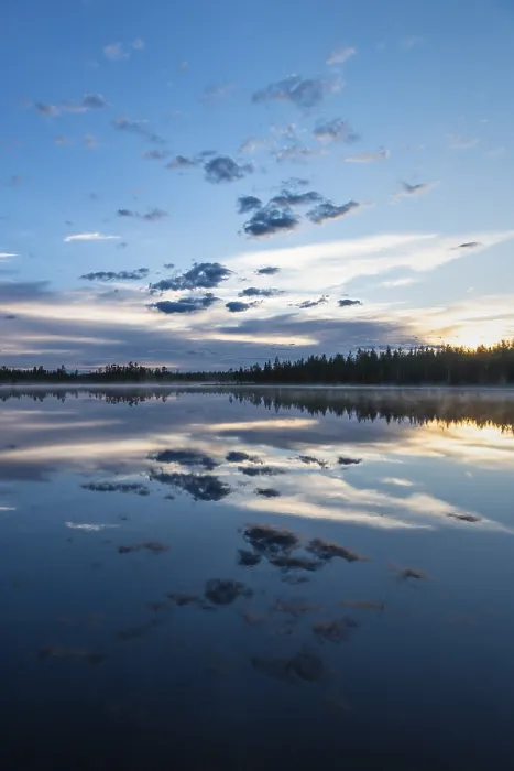 Framed Print : Cloud Reflection Print, Norrbotten, Lapland Sweden 2017 Framed Print : Cloud Reflection Print, Norrbotten, Lapland Sweden 2017