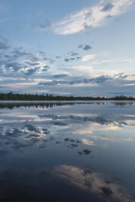Framed Print : Cloud Reflection Print, Norrbotten, Lapland Sweden 2017 Framed Print : Cloud Reflection Print, Norrbotten, Lapland Sweden 2017