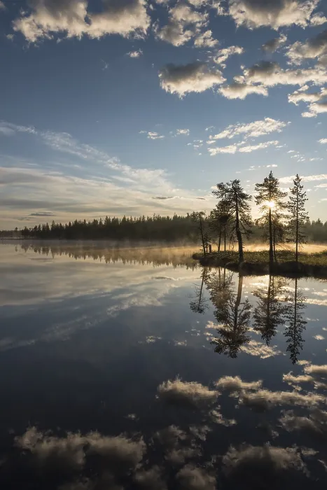 Framed Print : Cloud Reflection Print, Norrbotten, Lapland Sweden July 2017 Framed Print : Cloud Reflection Print, Norrbotten, Lapland Sweden July 2017