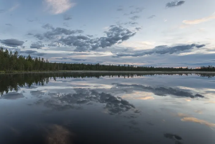 Framed Print : Cloud Reflection Print, Norrbotten, Lapland, Sweden 2017 Framed Print : Cloud Reflection Print, Norrbotten, Lapland, Sweden 2017