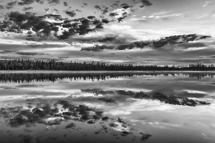 Framed Print : Cloud Reflection Print, Norrbotten, Lapland Sweden Framed Print : Cloud Reflection Print, Norrbotten, Lapland Sweden