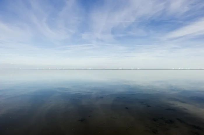 Framed Print : Cloud Reflection Print, Wyk, Germany Framed Print : Cloud Reflection Print, Wyk, Germany