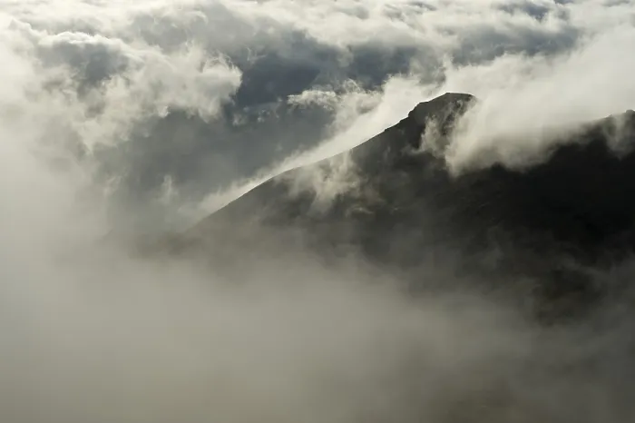 Framed Print : Faroe Islands Print: Clouds Moving In Framed Print : Faroe Islands Print: Clouds Moving In