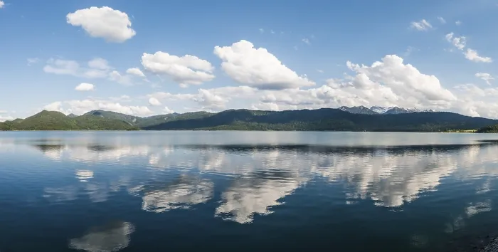 Framed Print : Walchensee Clouds Print, Upper Bavaria, Germany Framed Print : Walchensee Clouds Print, Upper Bavaria, Germany