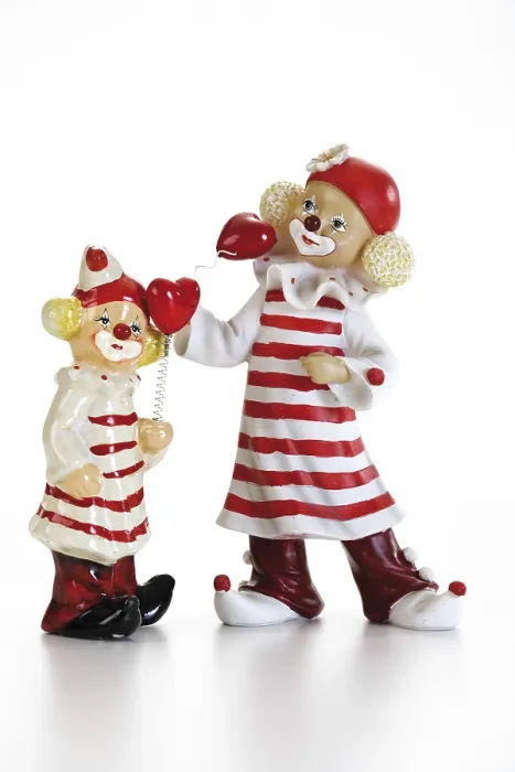 Framed Print : Clown Figures Print by imageBROKER
