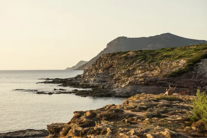 Framed Print : Capo Caccia Coast Print, Sardinia Sunset Framed Print : Capo Caccia Coast Print, Sardinia Sunset