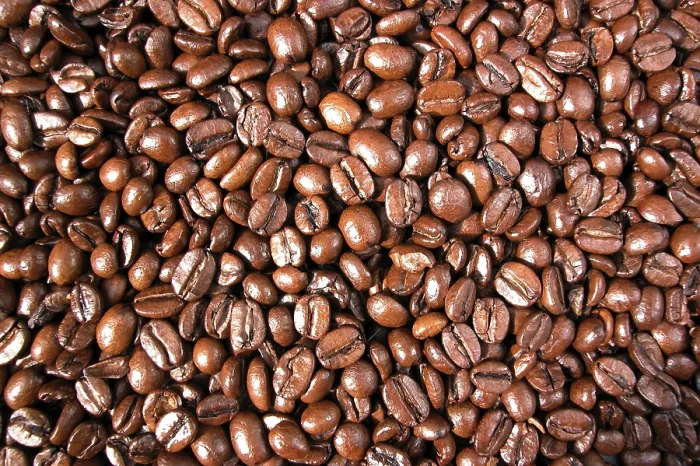 Framed Print : Coffee Beans Print - Roasted Coffee Bean Image