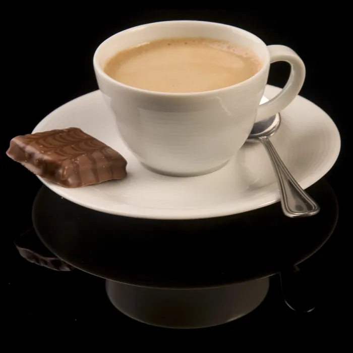 Framed Print : Coffee with Chocolate Print Framed Print : Coffee with Chocolate Print