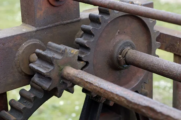 Framed Print : Industrial Cog Wheels Print